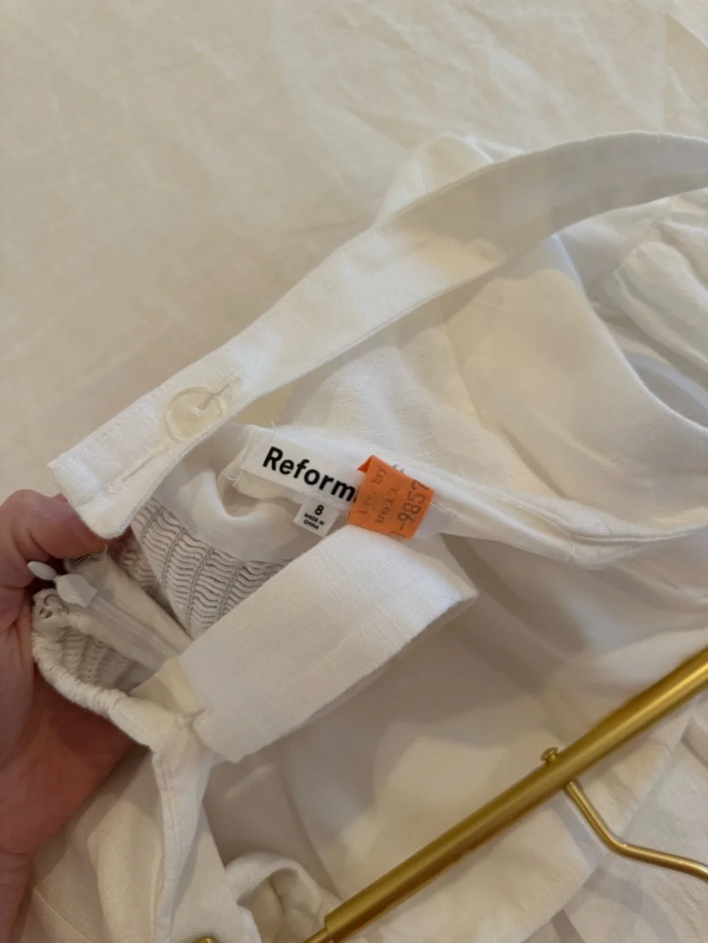 Reformation White Mini Dress - Picture 4 of 5